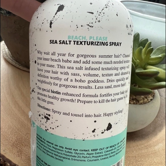 New, FoxyBae BEACH PLEASE Sea Salt Texturizing Spray 8.0 oz. Exp. 08/23 - Picture 2 of 6